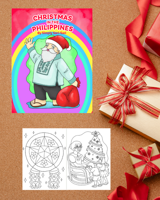 Filipino Coloring Book: Christmas in the Philippines